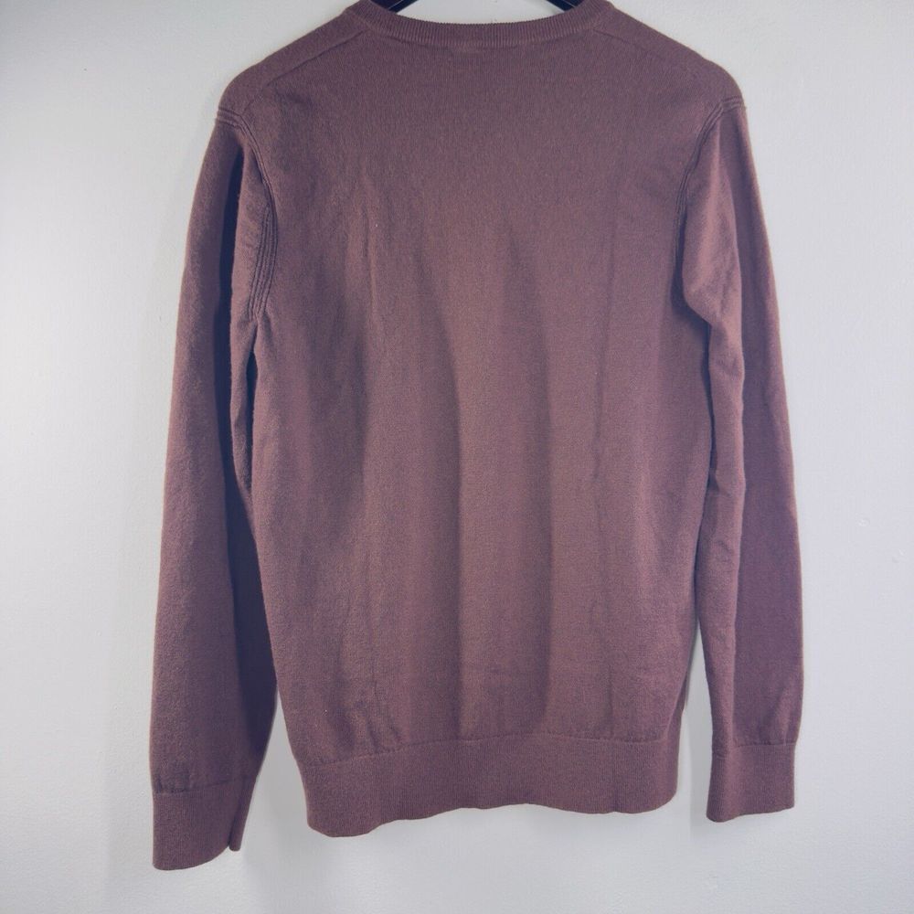 Theory Sweater Women's Medium Fitted V Neck Luxe Merino Wool - Picture 8 of 8